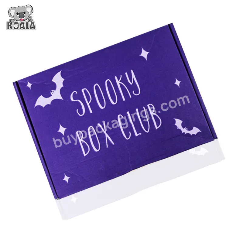 Custom Violet Halloween Clothes Hanger Candy Produce Box