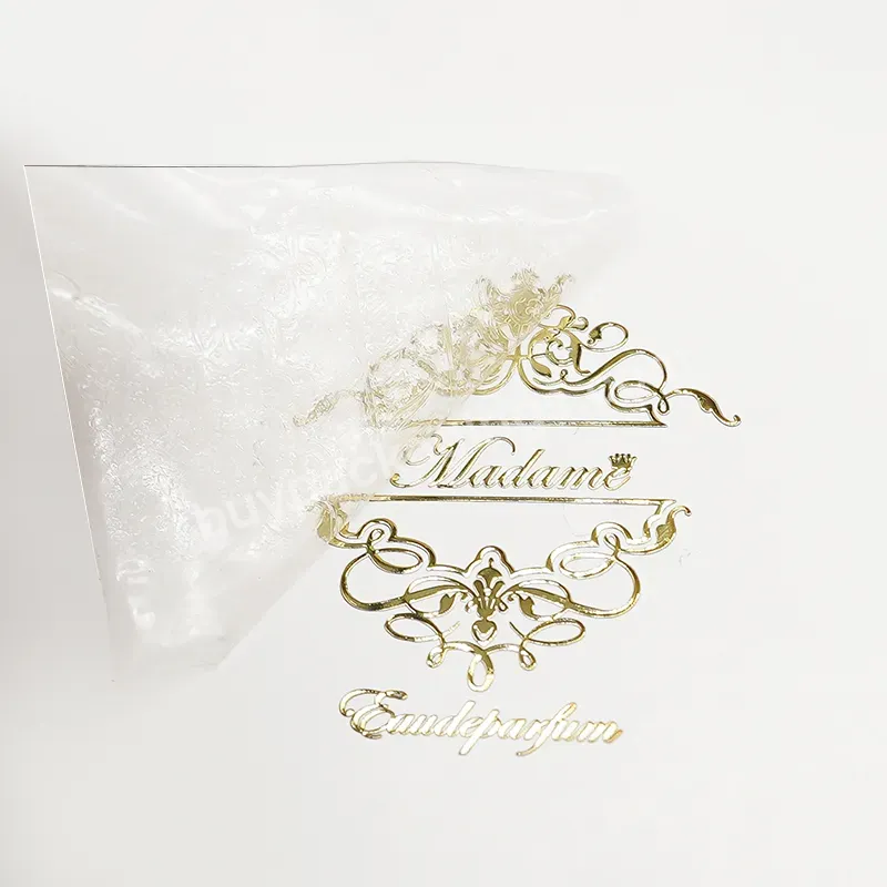 Custom Waterproof Adhesive 3d Transparent Transfer Logo Packaging Label Stickers For Your Brand