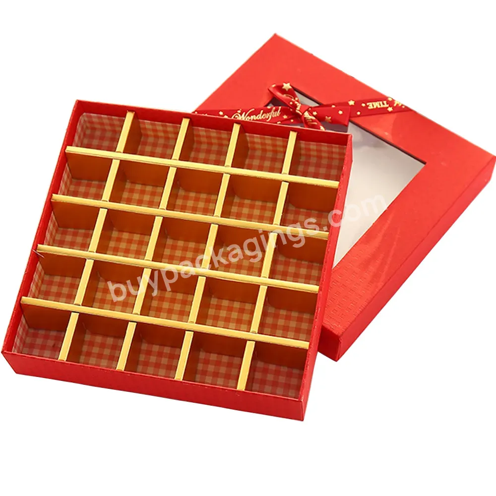 Custom Wedding Party Cookie Candy Cake Boxes Biscuit Dessert Packaging With Clear Window Paper Gift Packing Box Chocolate Box