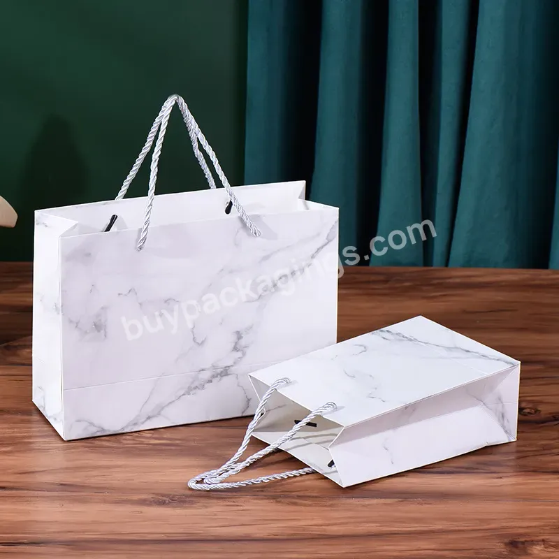 Custom White Cardboard Clothing Store Wholesale Birthday Gift Packaging Custom Tote Paper Bag