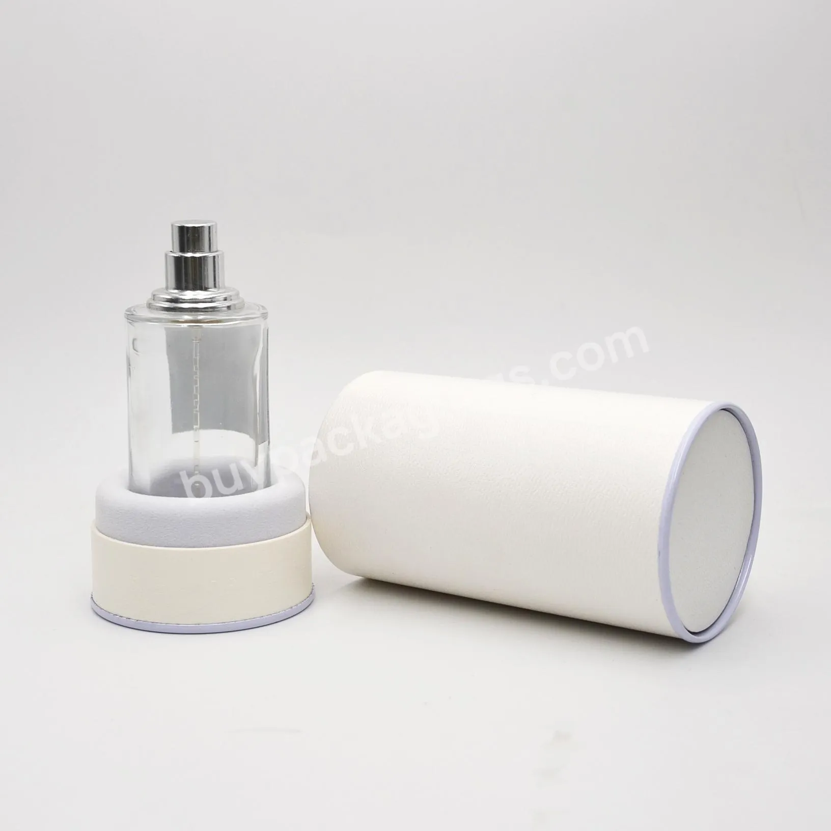 custom white cardboard paper 30ml essential oil perfume bottle box packaging tube