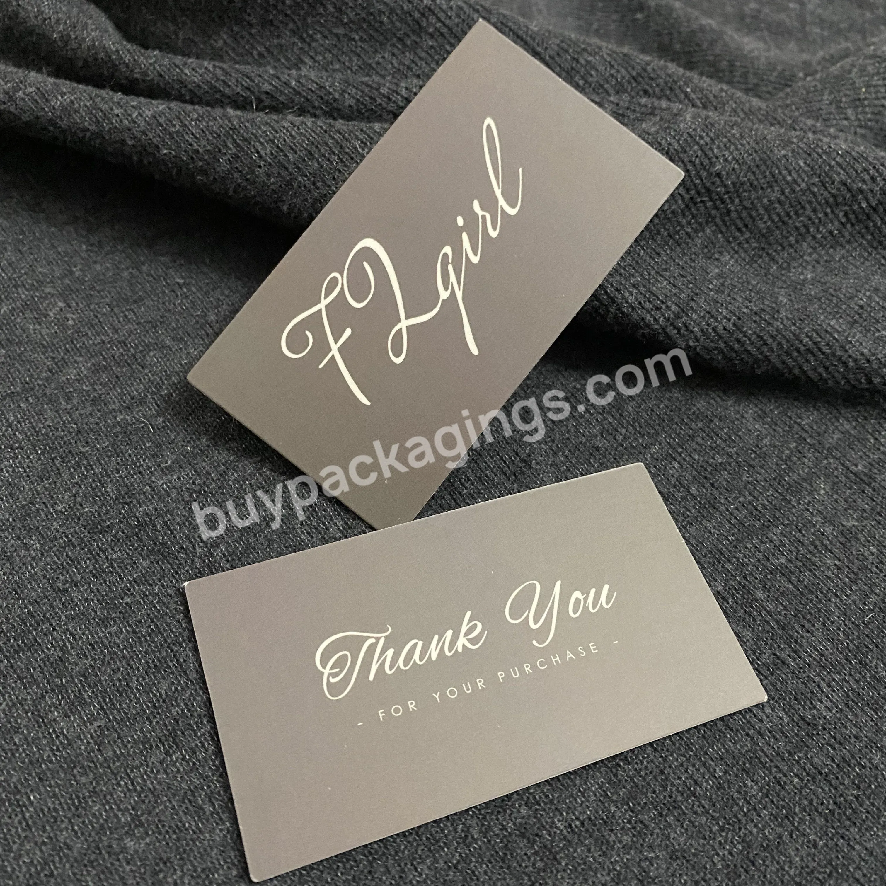 Custom White Paper Postcard Thank You Business Greeting Cards Printing Custom With Logo