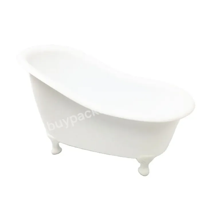 Custom White Pp Plastic Mini Bathtub Shaped Bath Storage Container Manufacturer/wholesale