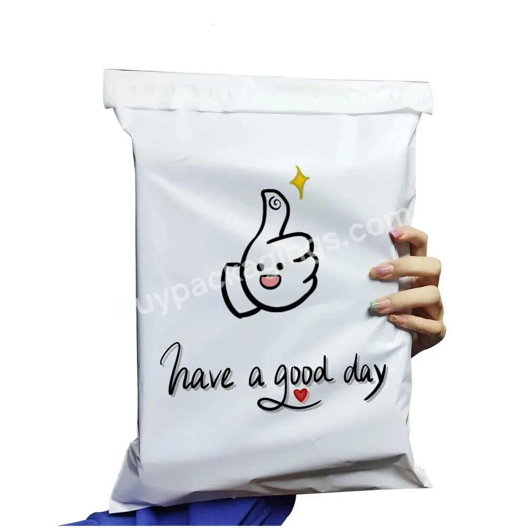 Custom White Print New Material Packaging Supplies Self Seal Plastic Shipping Bags Wholesale Small Business Packing Supplies