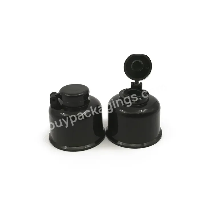 Custom Wholesale 20mm 24mm Pp Plastic Black Jingle Bell Flip Top Bottle Cap