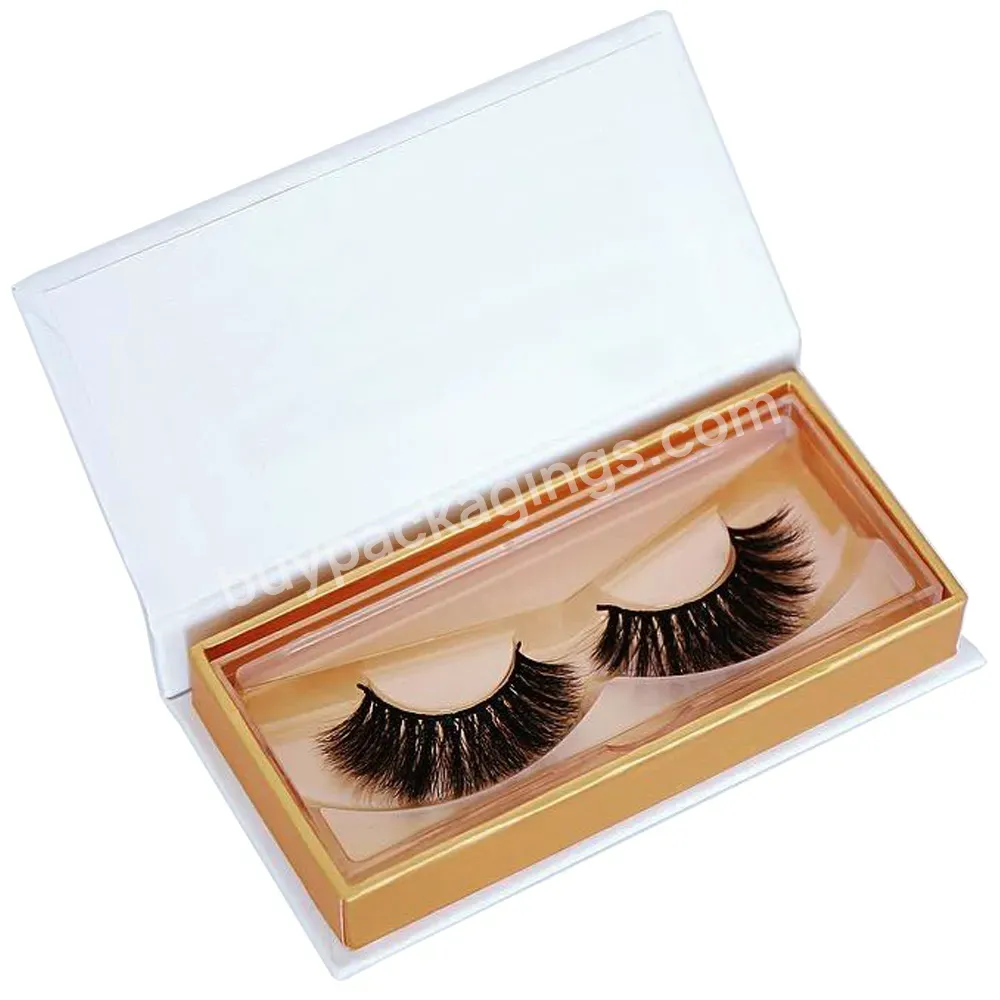 Custom Wholesale 3d Silk Eyelash And Faux Mink Custom Eyelash Box