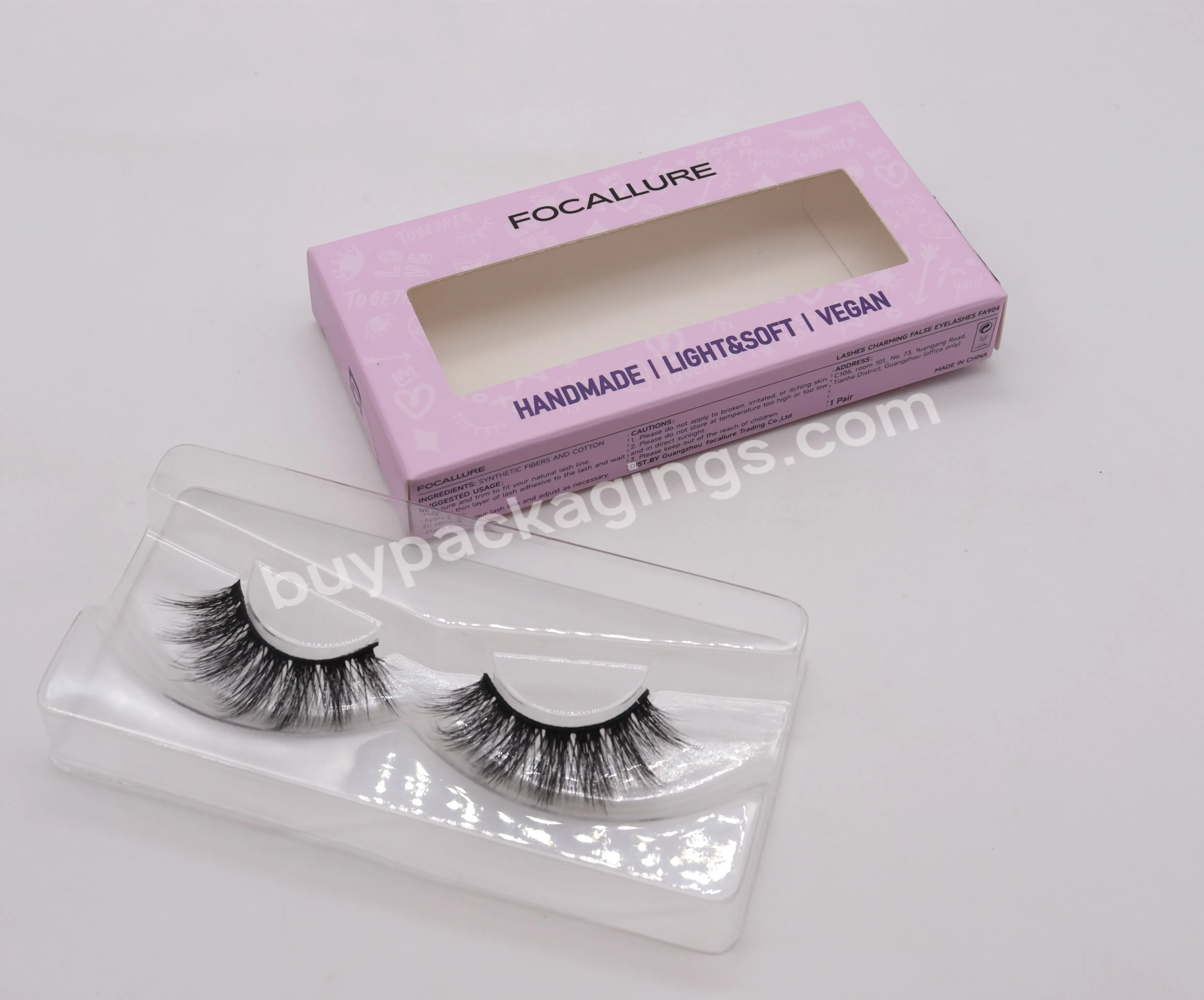 Custom Wholesale 3d Silk Eyelash And Faux Mink Custom Eyelash Box