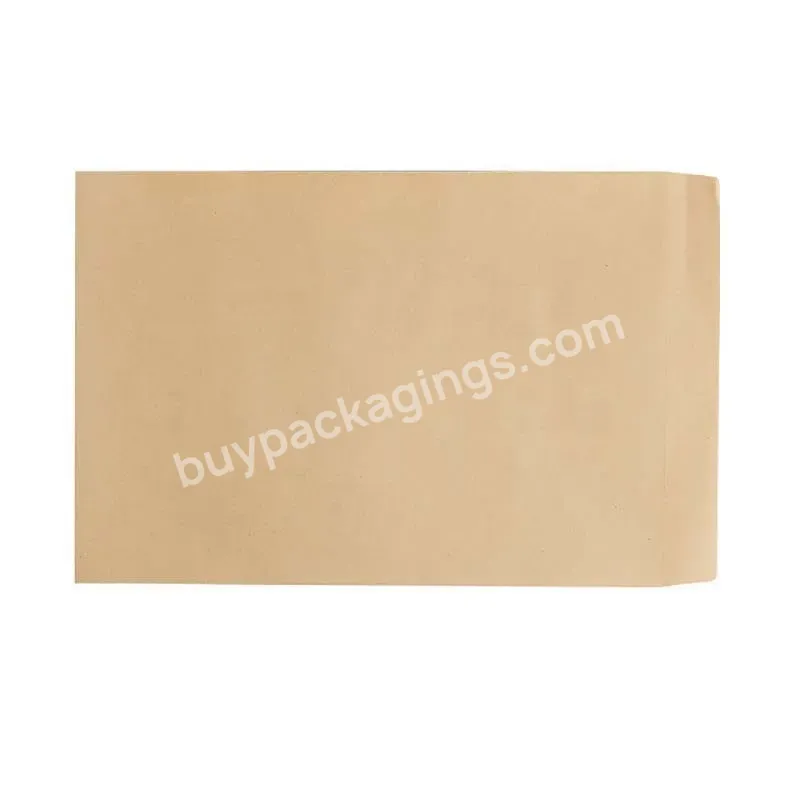 Custom Wholesale A4 Brown Kraft Paper Envelope