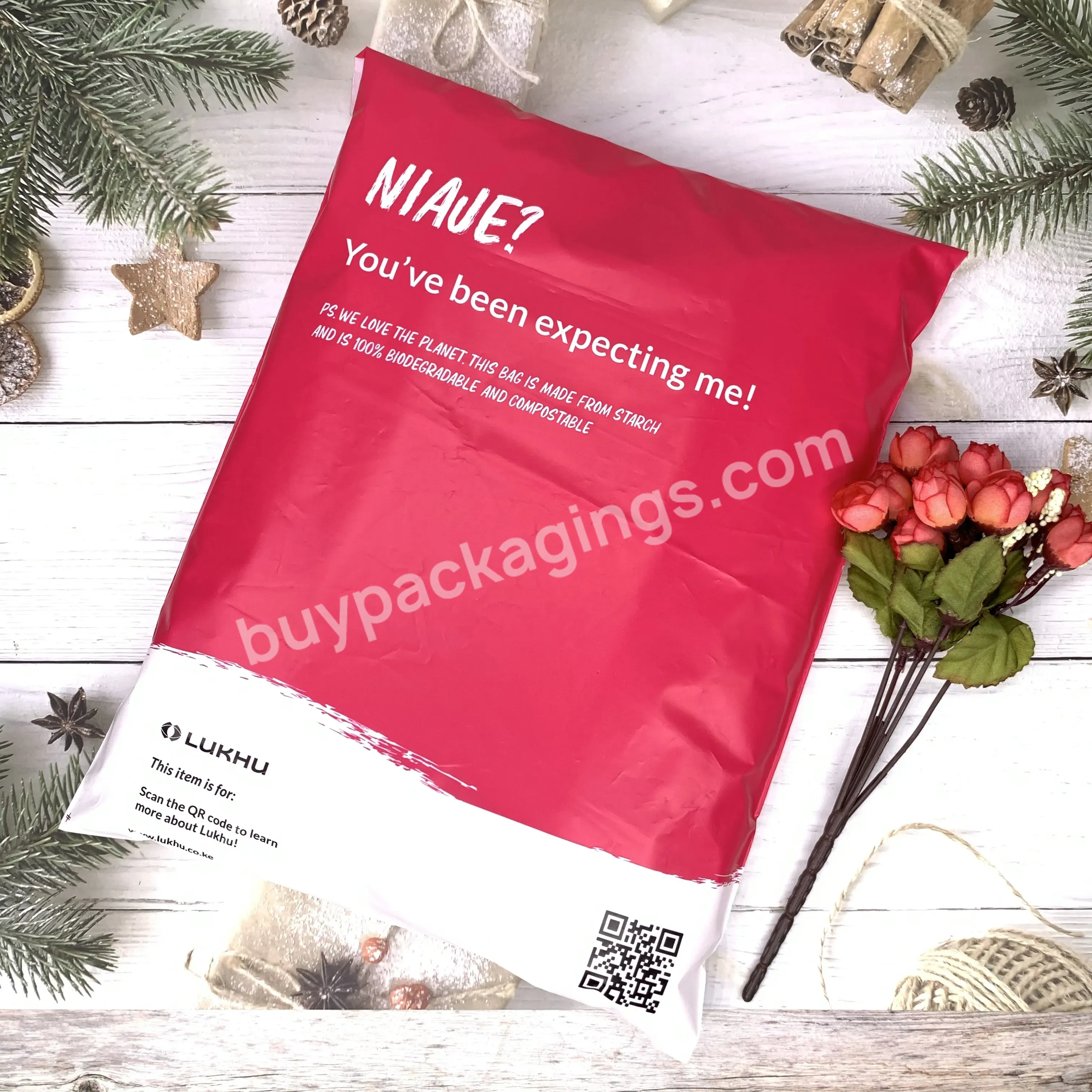 Custom Wholesale Biodegradable Mailer Bolsas Compostable Poly Mailer Packaging Clothing Bio Degradable Mailing Bags