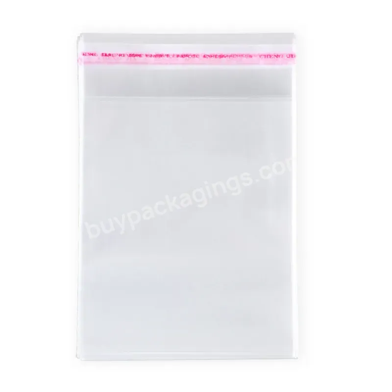 Custom Wholesale Glass Paper Bag Opp Self-adhesive Plastic Bag Candy Lollipop Cookies Packaging Wedding Party Gift Ba