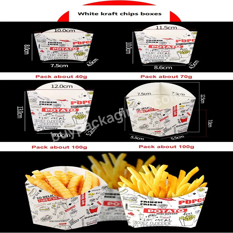 Custom Wholesale High Quality Burger And Chips Paper Packaging Box For Food Oem & Odm Burger And Chips Paper Packaging Box