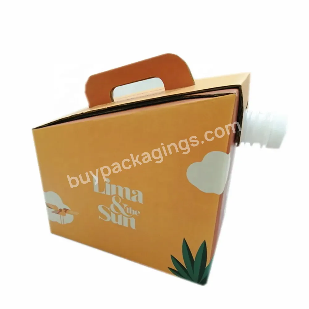 Custom Wholesale High Quality Good Price Coffee Red Wine Water Juice Aluminium Bib Bag In Box Coffee Box Container