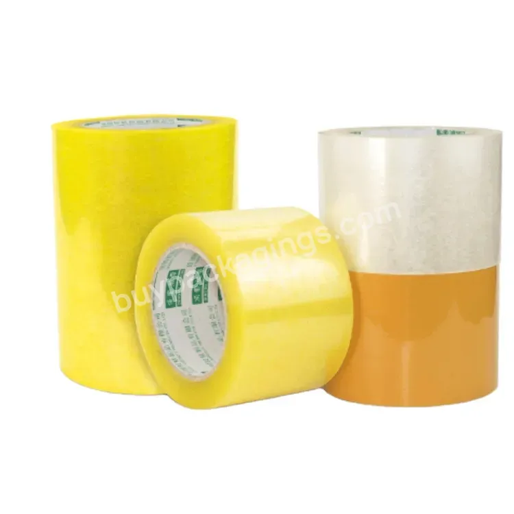 Custom Wholesale Industry Clear Packaging Bopp Adhesive Jumbo Roll Tape