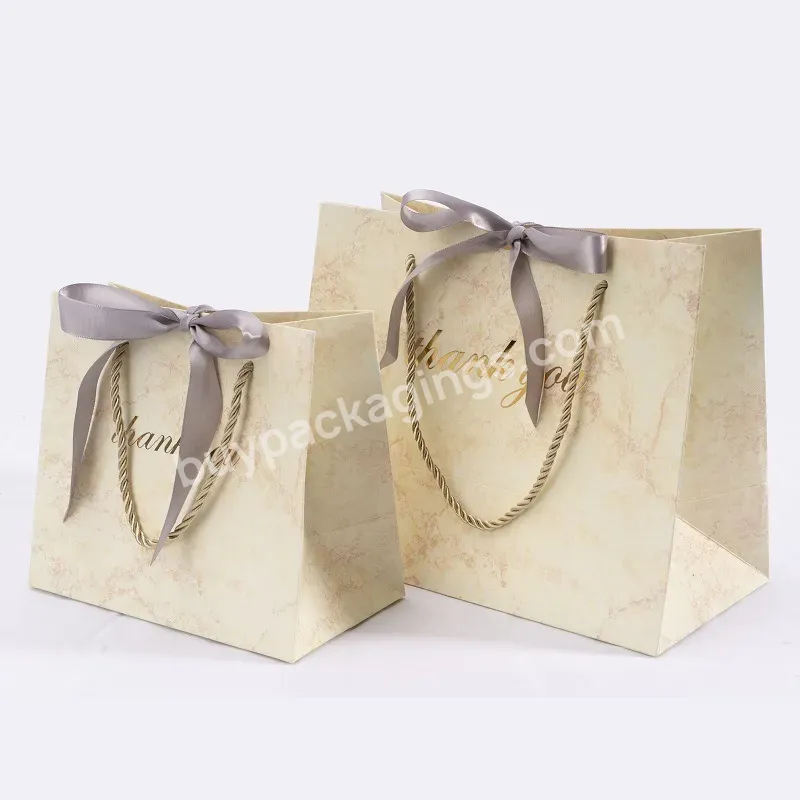 Custom Wholesale Kraft Paper Shop Bag With Handle Custom Printing Logo