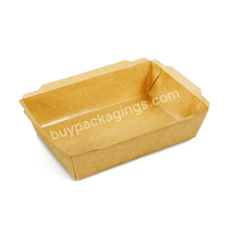 Custom Wholesale Logo White Eco Friendly Disposable Food Grade Takeaway Fried Chicken Dessert Cardboard Paper Packaging Box