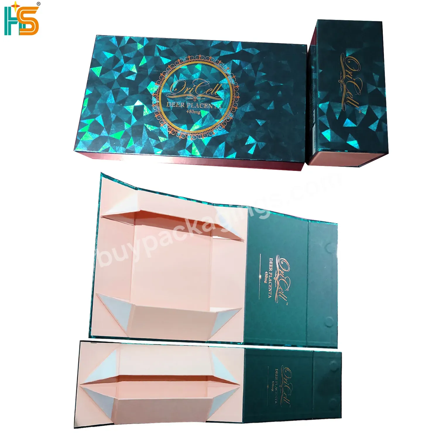 Custom Wholesale Printed Big Gift Shipping Green Red Cardboard Packaging Honey Packaging Jewelry Wedding Mailer Box With Logo