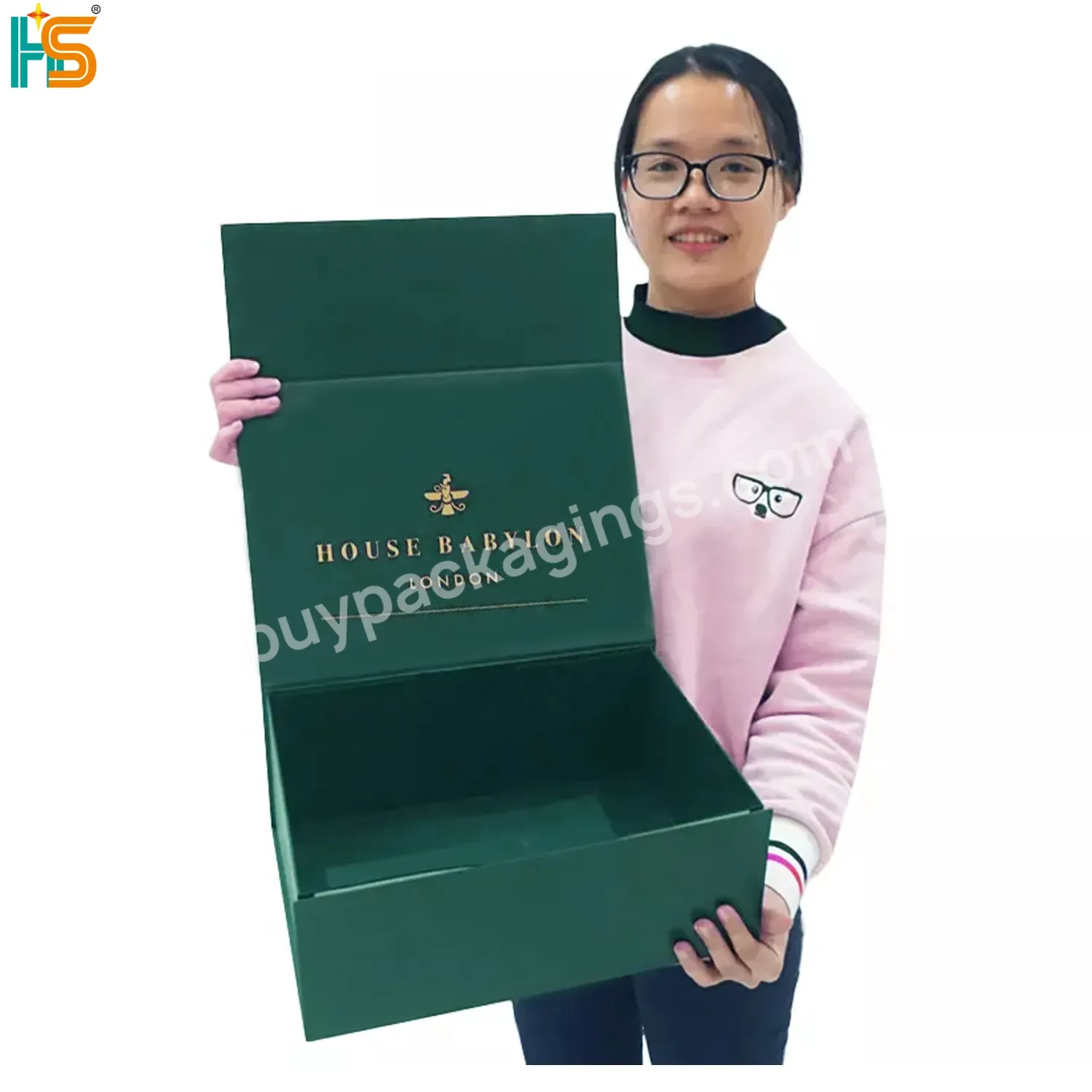 Custom Wholesale Printed Big Gift Shipping Green Red Cardboard Packaging Honey Packaging Jewelry Wedding Mailer Box With Logo