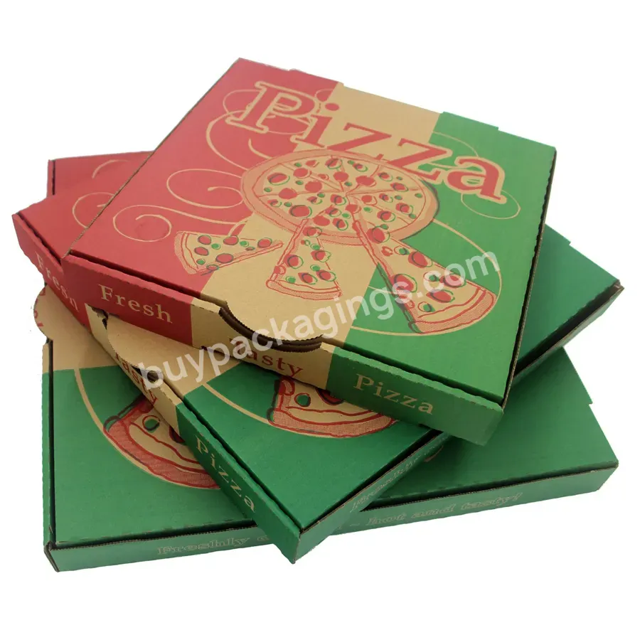 Custom With Logo Custom Pizza Cardboard 40x40 Pizza Box Pizza Takeaway Box