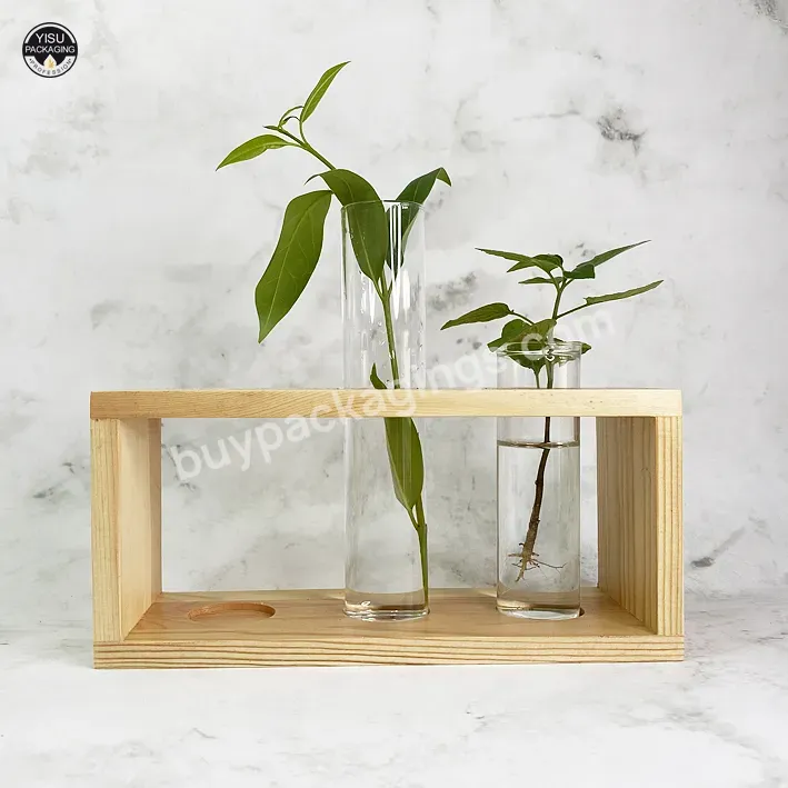 Custom Wooden Holder Solid Pine Wood Test Tube Rack For Wholesale - Buy Wood Display Racks,16 Tube Holder,Custom Wooden Essential Oil Test Tube Display.