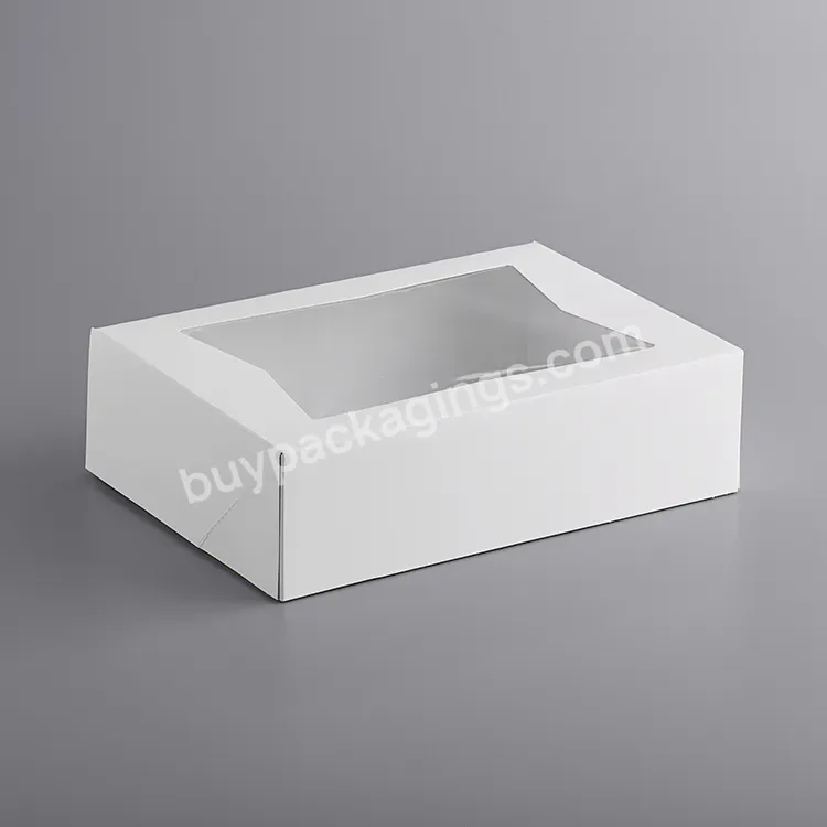 Custom Your Own Logo Auto Popup Takeaway Carrier Cupcake Paper Box Elegant Luxury Birthday Cake Boxes