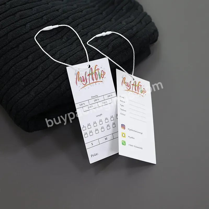 Custom Your Own Logo Oem Odm Factory Embossed Clothing Pants Labels Gift Tags Hand Brand Swing Hang Tag