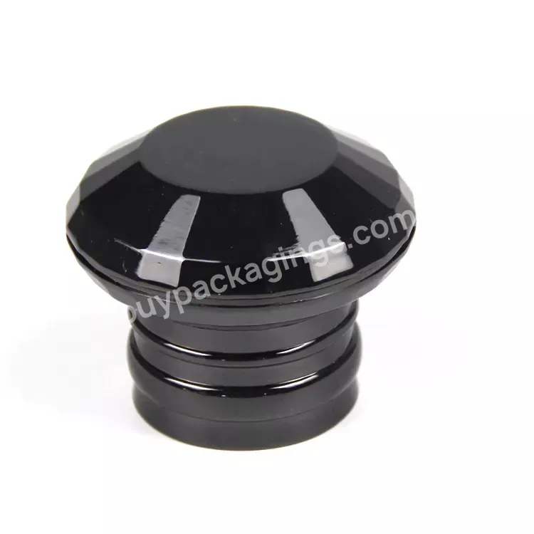 Custom Zinc Alloy Die Cast Debossed Square Perfume Bottle Cap