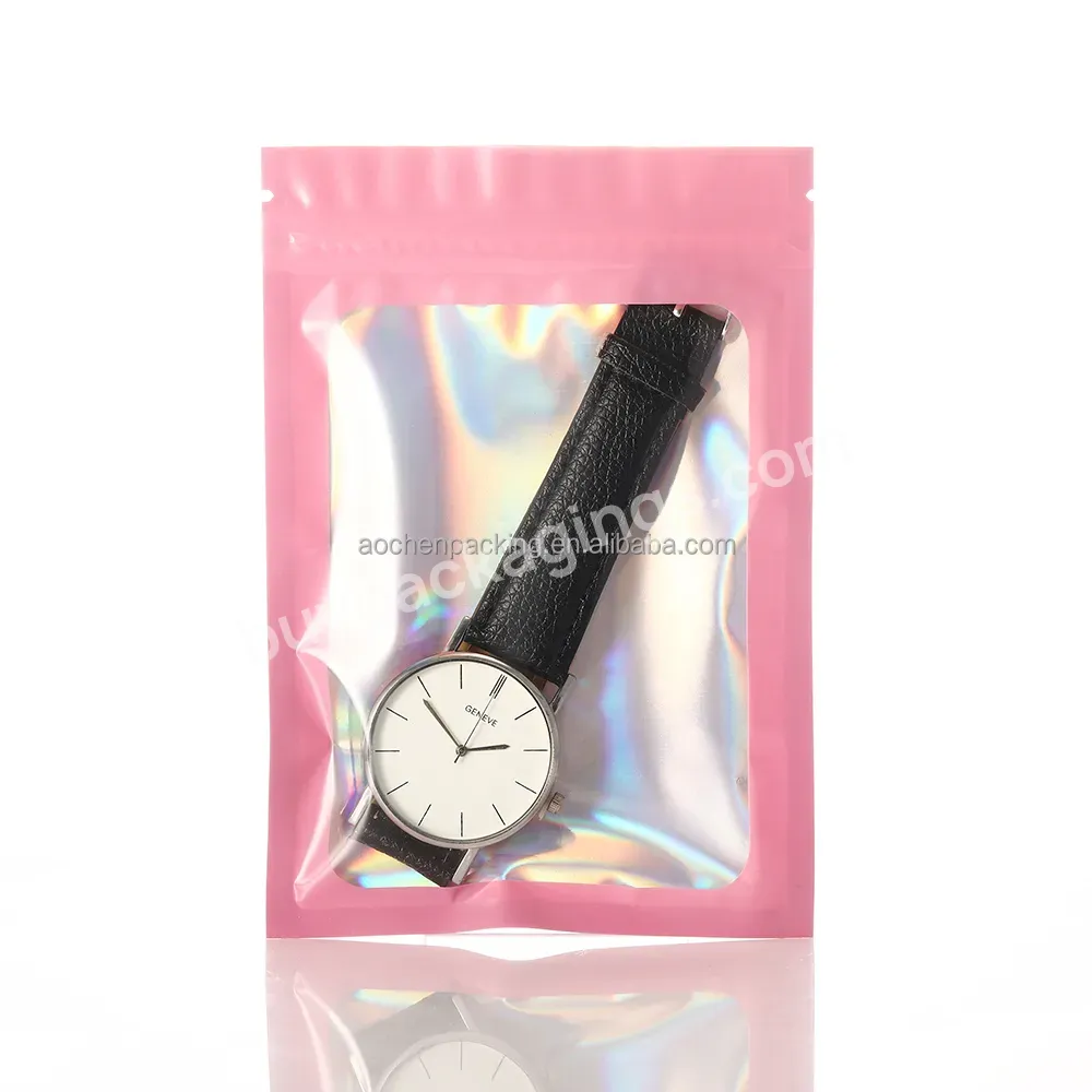 Custom Zip Lock Bag For Jewelry,Self Sealing Bags,Holographic Packaging