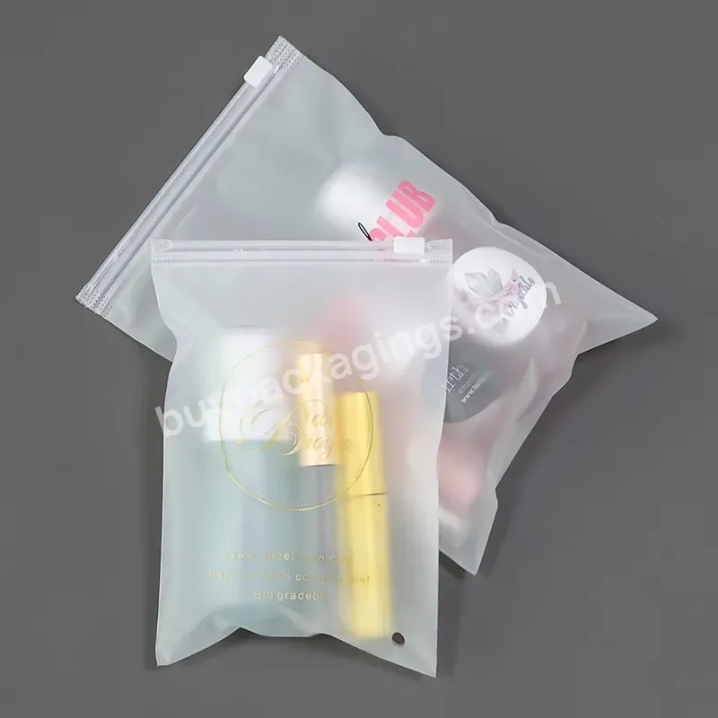 Custom Zip Lock Frosted Small Stationery Plastic Packaging Zipper Bags