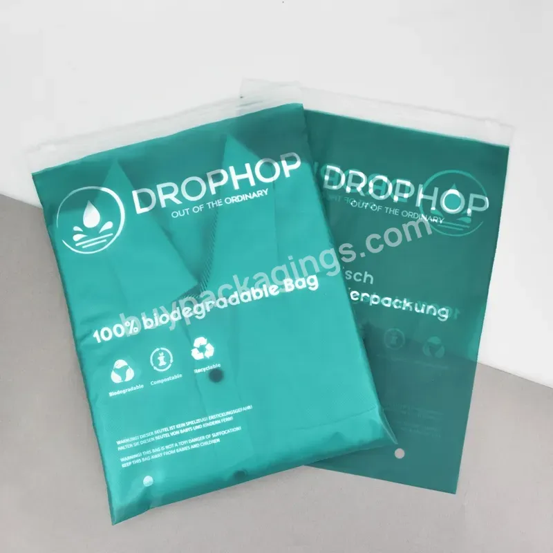 Custom Ziplock Packaging Zipper Bags For Plastic Clothes T Shirt