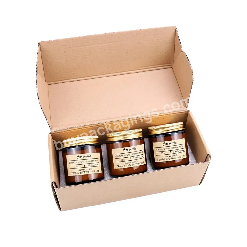 Customer's Logo Handmade Honey Packaging Gift Honey Bee Jar Packing Boxes For Glass Jar