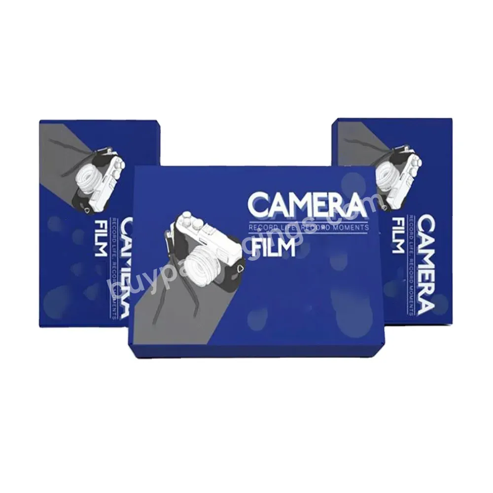 Customer's Logo Kraft White Card Paper Boxes Digital Camera Packing Box Headset Folding Reflector Packaging Box