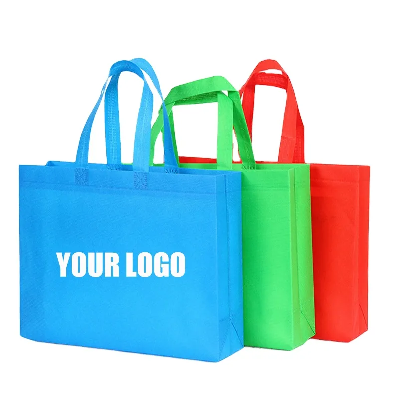 Customised Type PP Carry Bottom Gusseted Wenzhou Vest Polypropylene Lamination 80 Gsm Tote D Cut Non-Woven Nonwoven Shopping Bag