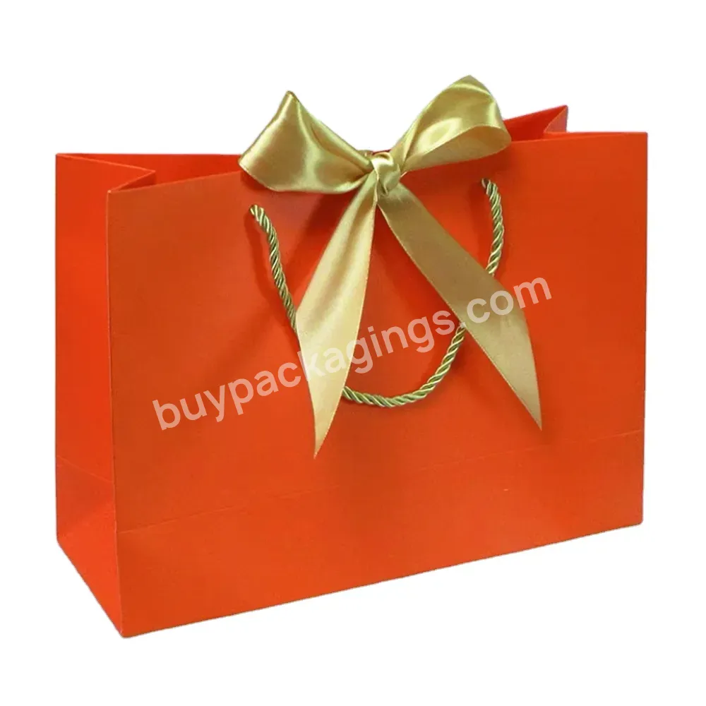 Customised Your Logo Gift Small White Paper Shopping Bags Printing Clothing Packaging Shopping Bag