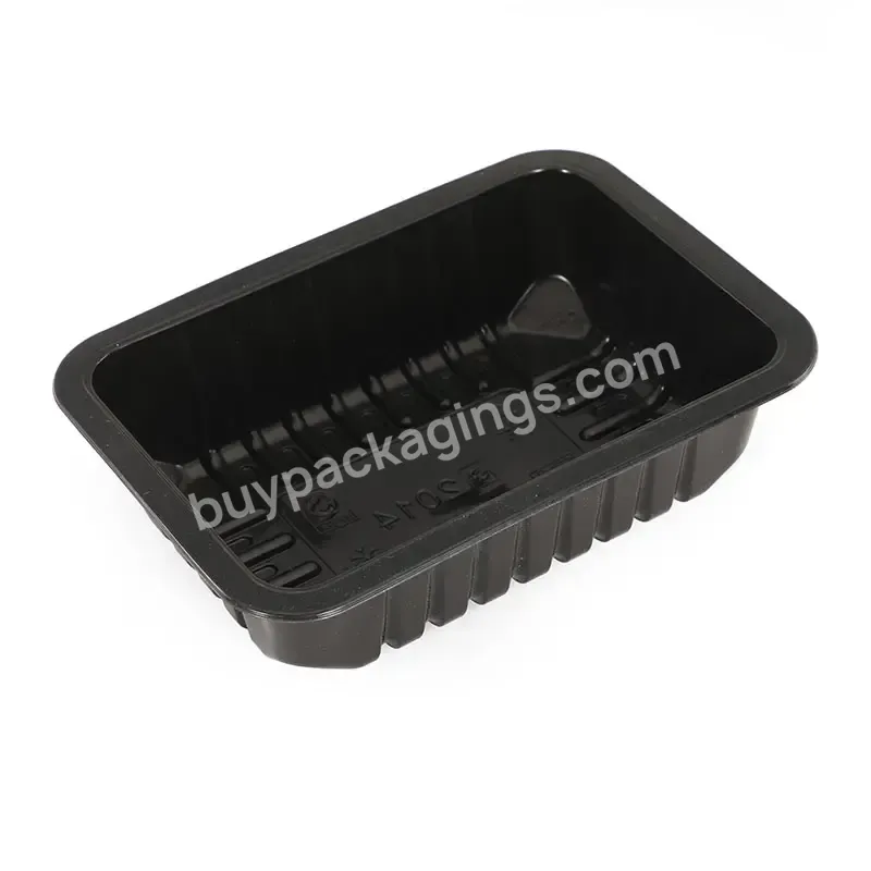 Customizable Disposable Pp Heat Sealing Food Tray Vacuum Forming Plastic Meat Tray Fruits Meat Food Container