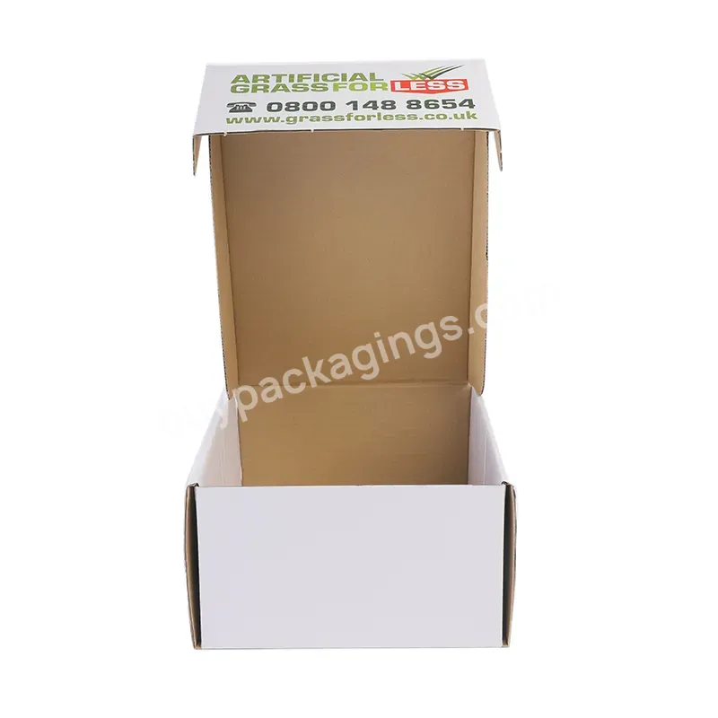 Customizable Logo Wholesale Kraft Packing Paper Corrugated Cardboard Carton Box For Shipping Or Mail