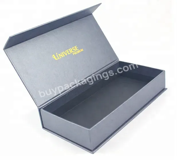 Customizable Matte Black Rigid Cardboard Business Packaging Folding Flap Magnetic Cosmetic Gift Box
