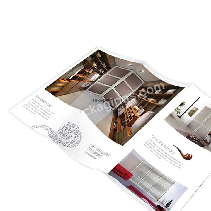 Customizable Printing Brochure Booklet Leaflets OEM Full Color Custom Flyers