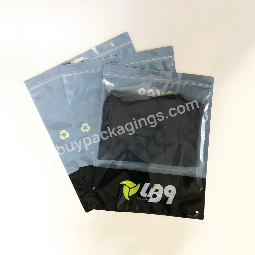 Customization Food Grade Opp/cpp Printed Compostable Polybag Clothing Packaging Compostable & Biodegradable Ziplock Bags