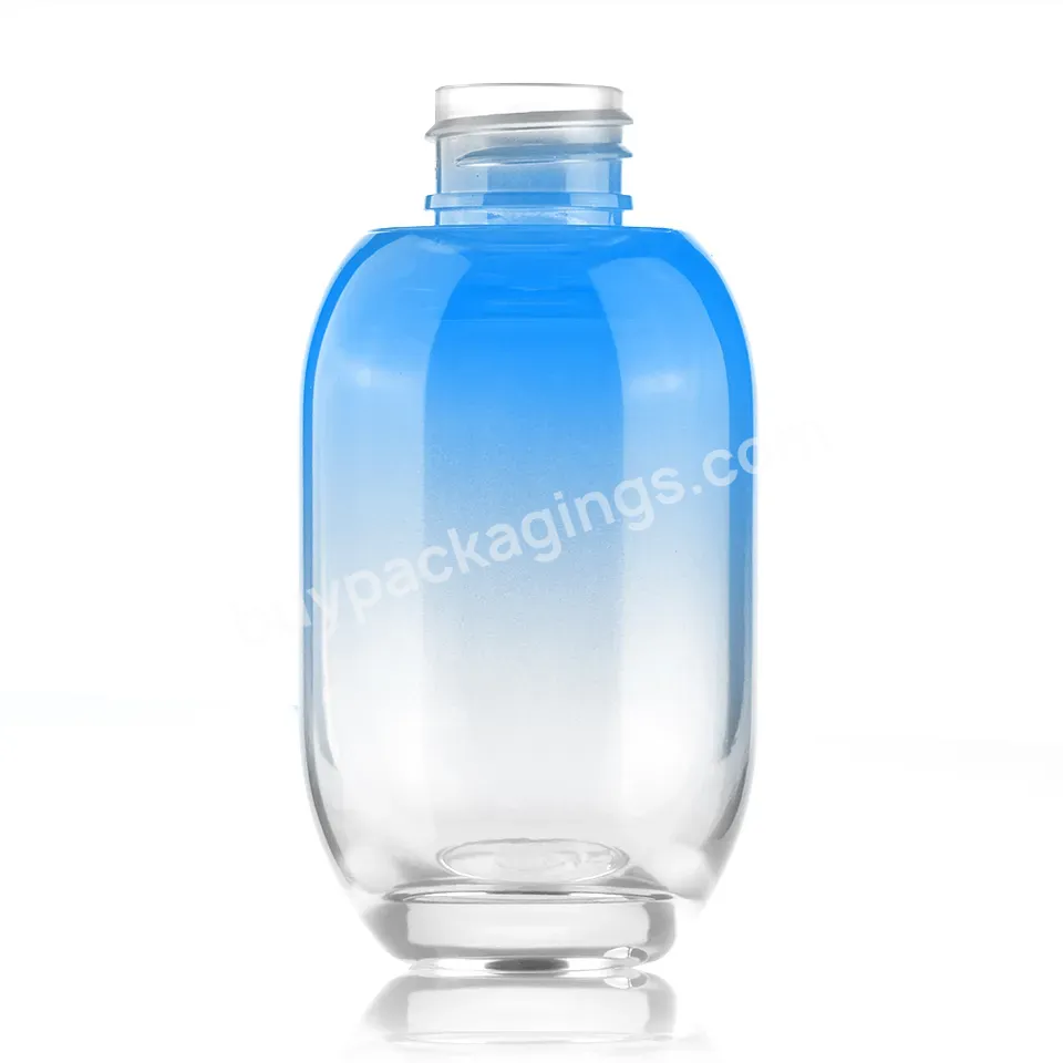 Customize 160ml 50ml Pet Blue Orange Cosmetic Lotion Container Skin Care Moisturizer Serum Lotion Bottle