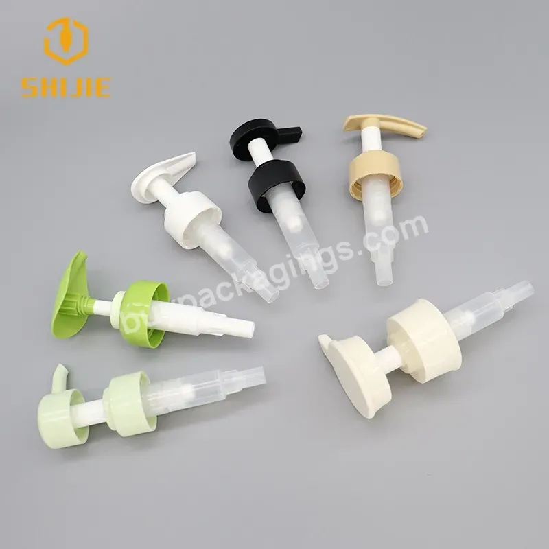 Customize 24/410mm 28/410mm Plastic Shampoo Bottle Pump Hand Wash Dispenser Pp Lotion Pump Baby Shampoo Pump