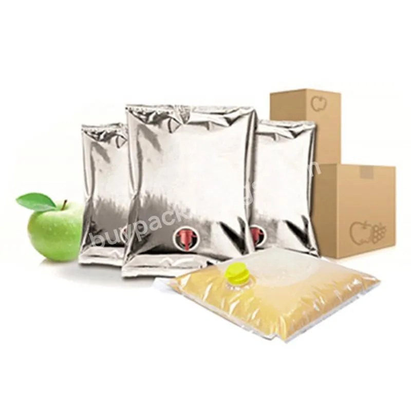 Customize 5l/10l/15l/20l/220l Bag In Box Bib Packaging Bag With Valve Pe Aluminum Foil Liquid Transport Bags