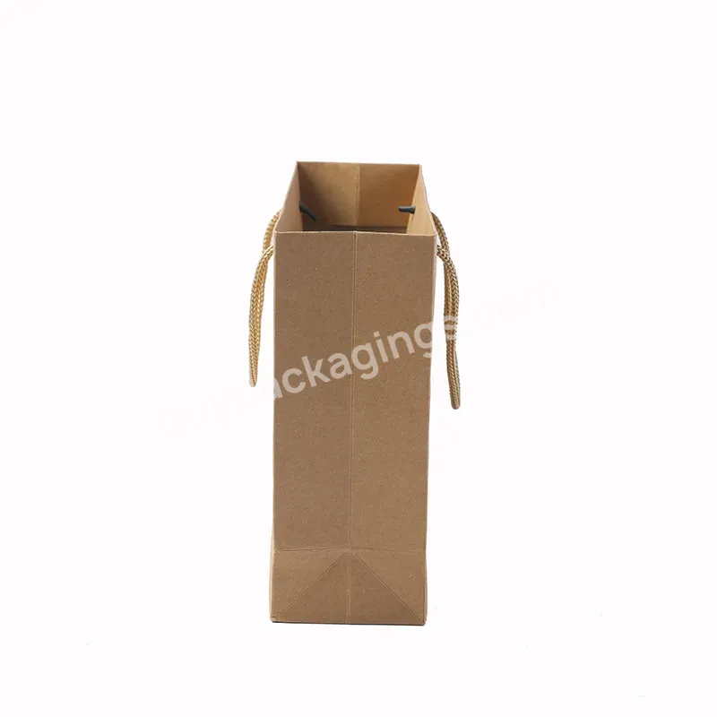 Customize Brown Bags Design Logo Shopping Paper Bag Eco-friendly For Nails Craft Bags
