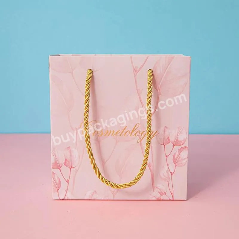 Customize Clothing Paper Gift Bag With Your Own Logo Paper Wig Lunch Bag Foil Foil Lined Paper Bag