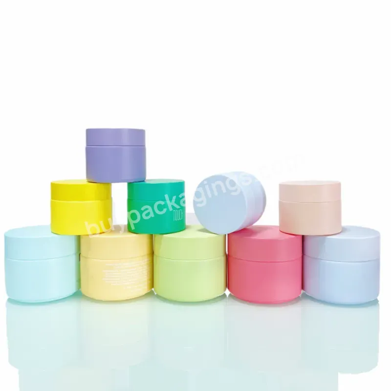 Customize Cosmetics Packaging Lip Balm Glass Jar 3g 5ml 5 Gram 10 Gram Eye Cream Container With Plastic Cap