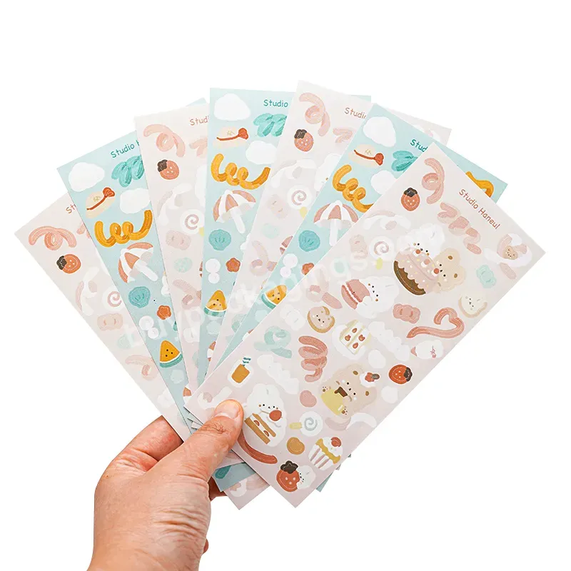 Customize Design Printing Cute Cartoon Kawaii Anime Laptop Phone Journal Decorative Kiss Cut Sticker Paper Sheet Maker