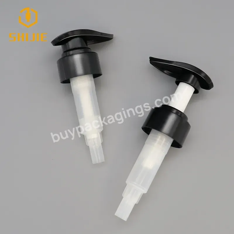 Customize Eco Friendly Liquid Soap Non Spill Dispenser Plastic Bottle Pump Pp Plastic Black Lotion Pump