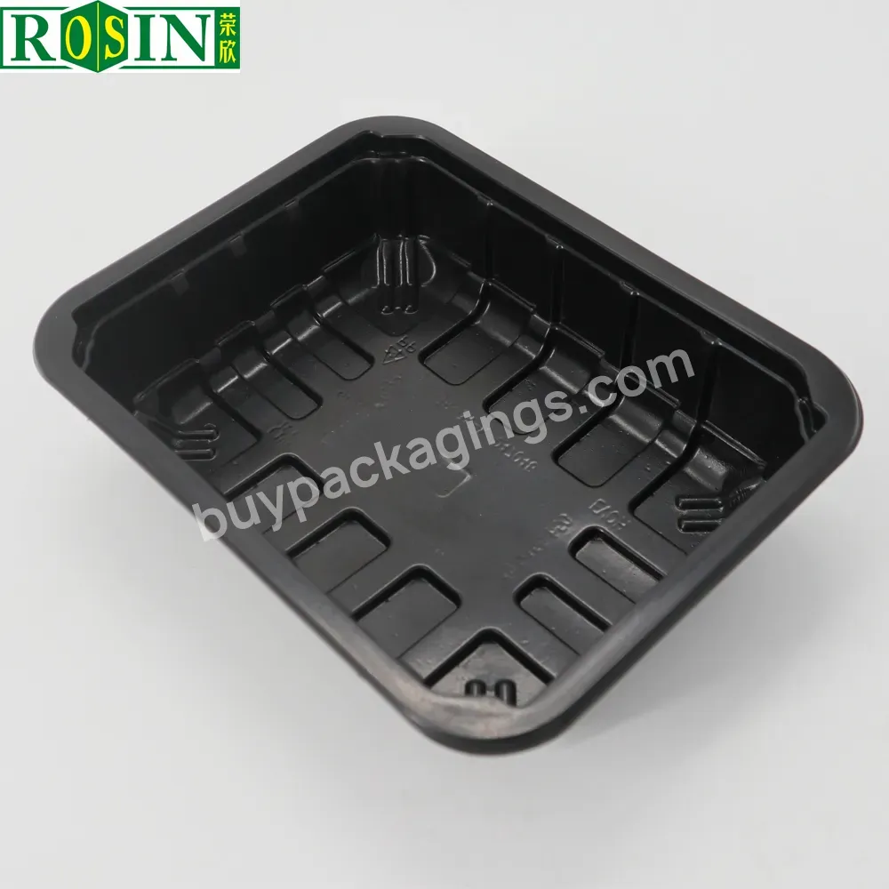 Customize Food Grade Disposable Pp Pet Plastic Tray For Meat Packaging Meat Display Tray For Refrigerated Product