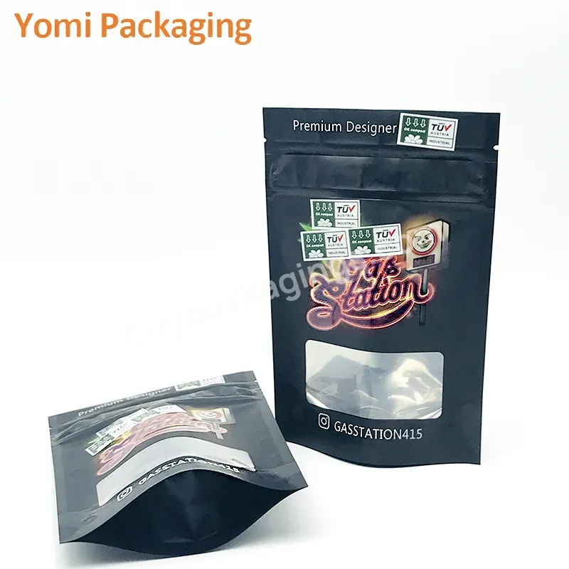 Customize Mylar Bags Smell Proof Zip Lock Soft Touch Smell Proof 420 Edibles Packaging Bags Plastic Baggies