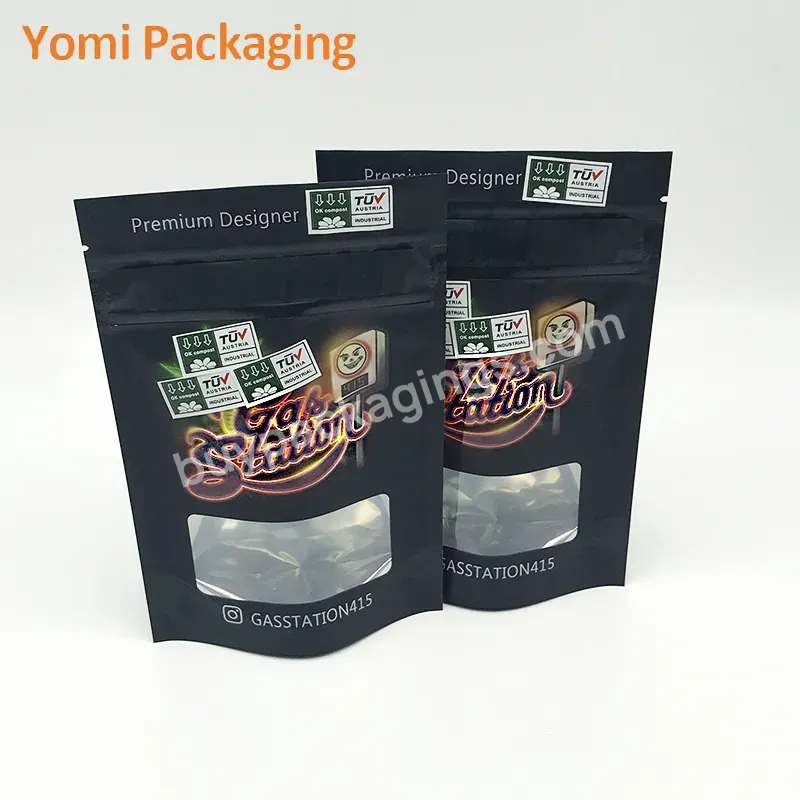 Customize Mylar Bags Smell Proof Zip Lock Soft Touch Smell Proof 420 Edibles Packaging Bags Plastic Baggies