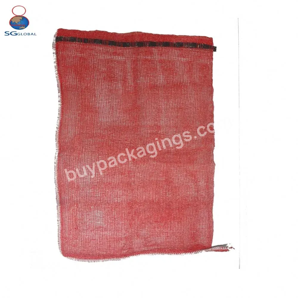 Customize Plastic Tubular Pp Reusable Leno Mesh Bags For Packaging Potatoes